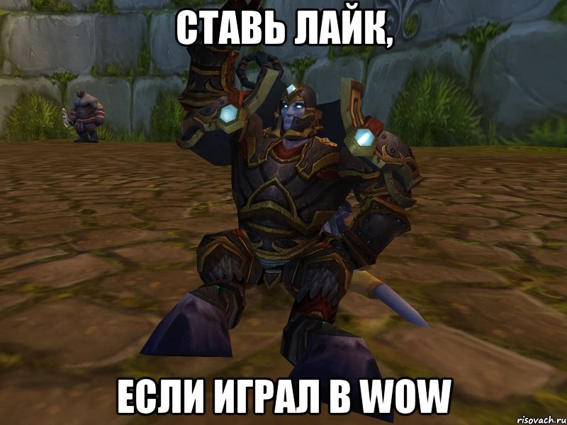 Ставь лайк, если играл в WoW, Мем паладин