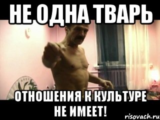 Не одна тварь отношения к культуре не имеет!, Мем Паскуда тварь