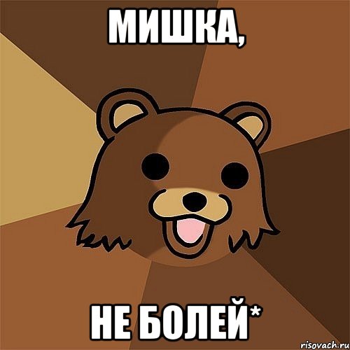 Мишка, НЕ БОЛЕЙ*, Мем Педобир