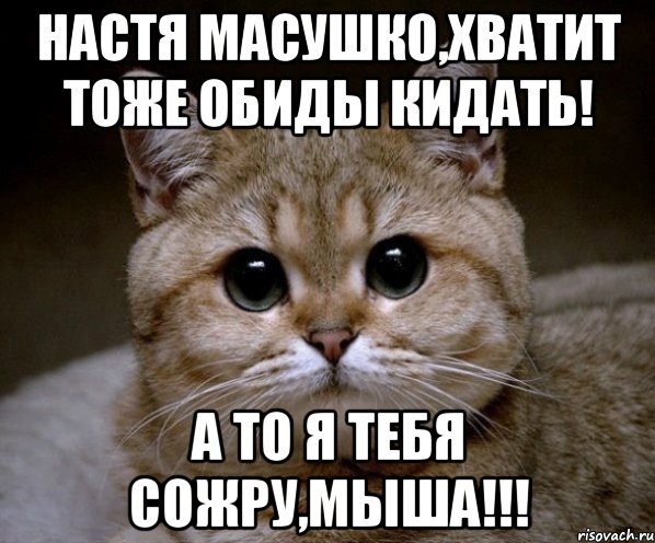 Настя Масушко,хватит тоже обиды кидать! А то я тебя сожру,МЫША!!!, Мем Пидрила Ебаная