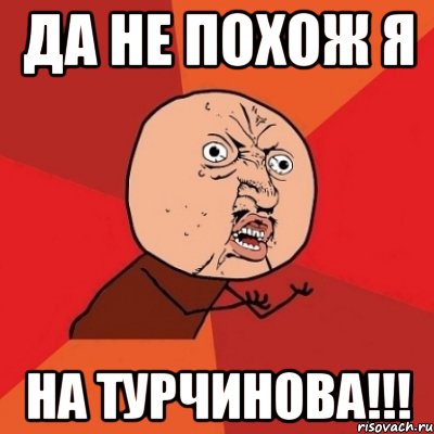 Да не похож я на Турчинова!!!, Мем Почему