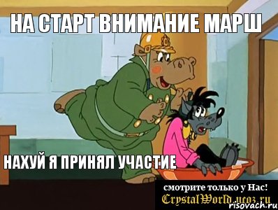 на старт внимание марш нахуй я принял участие