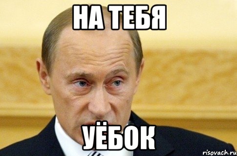 НА ТЕБЯ УЁБОК, Мем путин