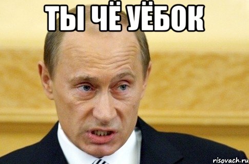 Ты чё уёбок , Мем путин