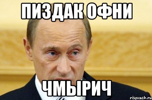 Пиздак офни чмырич, Мем путин