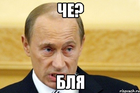 че? бля, Мем путин