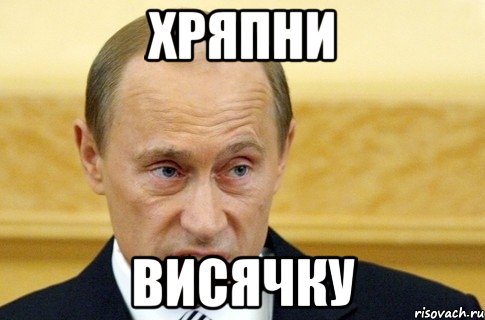 ХРЯПНИ ВИСЯЧКУ, Мем путин