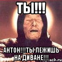 Ты!!! Антон!!!ты лежишь на диване!!!, Мем Ванга (цвет)