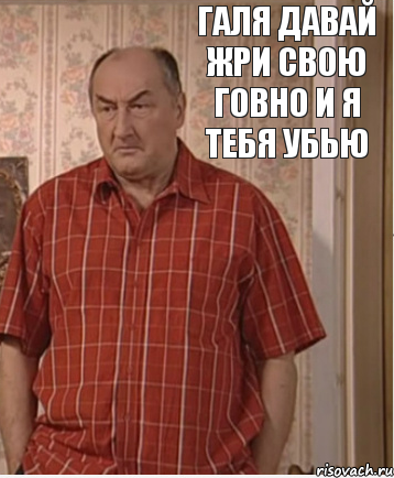 галя давай жри свою говно и я тебя убью, Комикс Николай Петрович Воронин