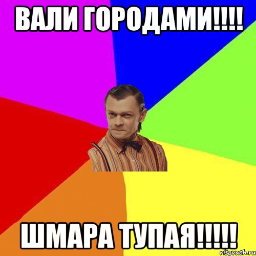 вали городами!!!! Шмара тупая!!!!!, Мем Вталька