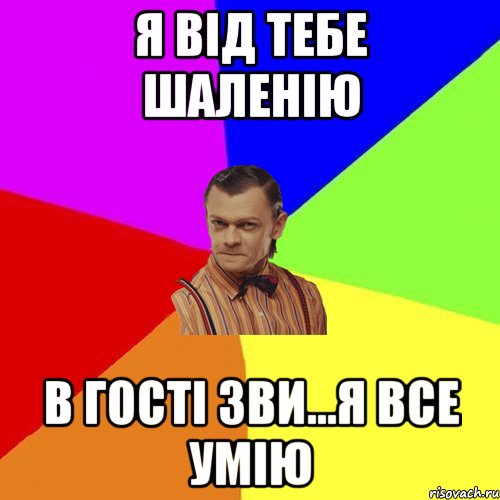 Я ВІД ТЕБЕ ШАЛЕНІЮ В ГОСТІ ЗВИ...Я ВСЕ УМІЮ, Мем Вталька