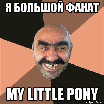 Я большой фанат My little pony, Мем Я твой дом труба шатал