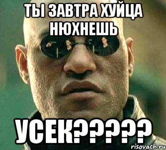 ты завтра хуйца нюхнешь усек?????, Мем  а что если я скажу тебе