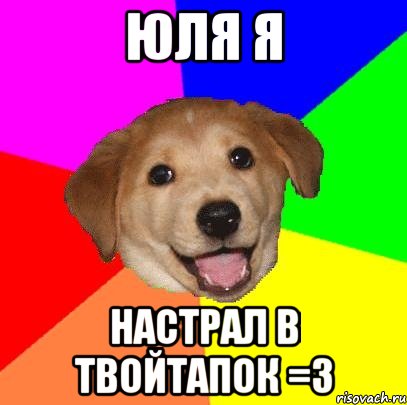 Юля я Настрал в твойтапок =3, Мем Advice Dog