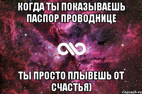 Когда ты показываешь паспор проводнице ты просто плывешь от счастья), Мем офигенно