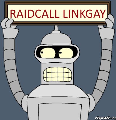 RaidCall LinkGay, Комикс Бендер с плакатом