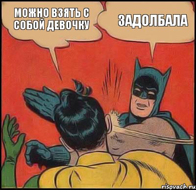 Можно взять с собой девочку ЗАДОЛБАЛА, Комикс   Бетмен и Робин