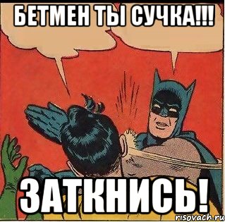 Бетмен Ты СУЧКА!!! Заткнись!, Комикс   Бетмен и Робин