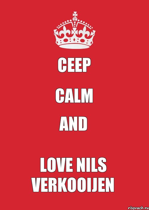 CEEP CALM and LOVE NILS VERKOOIJEN, Комикс Keep Calm 3