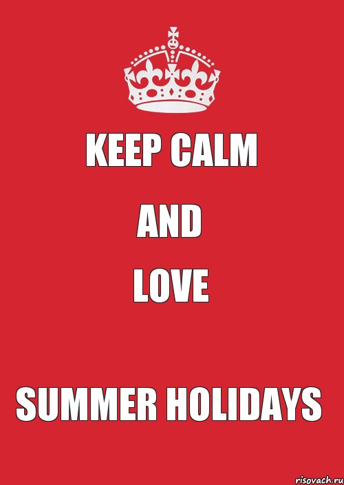 Keep calm And Love Summer holidays, Комикс Keep Calm 3