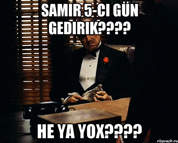 Samir 5-ci gün gedirik???? He ya yox????, Мем Дон Вито Корлеоне