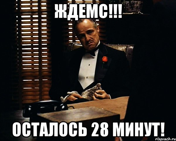 Ждемс!!! Осталось 28 минут!, Мем Дон Вито Корлеоне