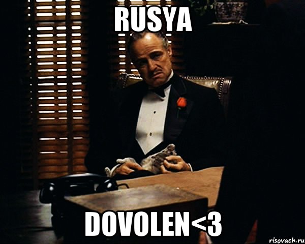 Rusya dovolen<3, Мем Дон Вито Корлеоне