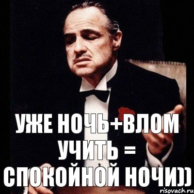 уже ночь+влом учить = спокойной ночи)), Комикс Дон Вито Корлеоне 1