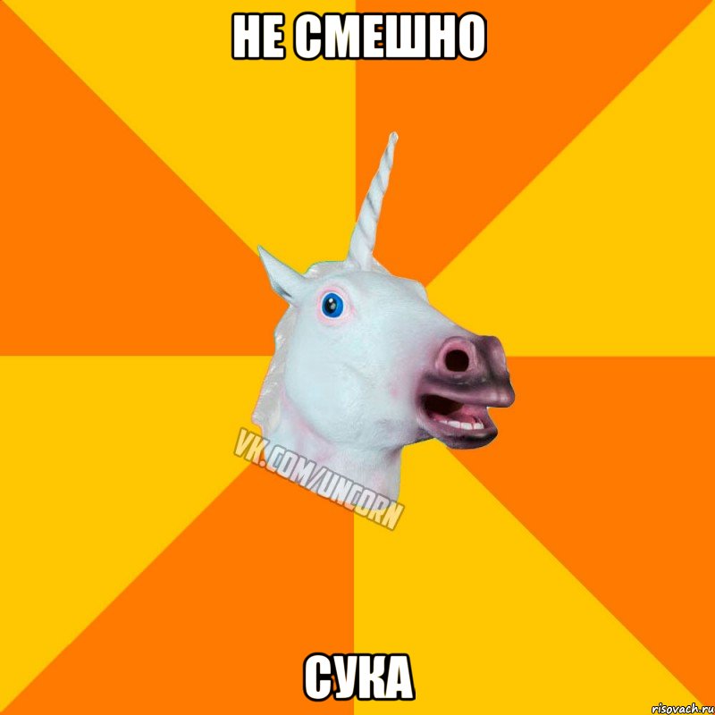 НЕ СМЕШНО СУКА, Мем  Единорог