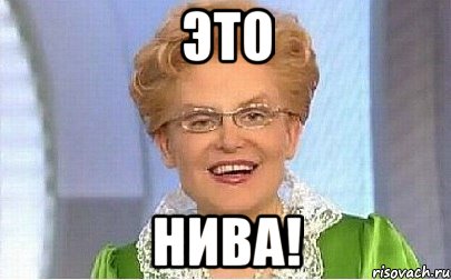 это НИВА!, Мем Это норма