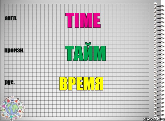 Time Тайм Время, Комикс  Перевод с английского