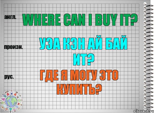 Where can I buy it? уэа кэн ай бай ит? Где я могу это купить?, Комикс  Перевод с английского