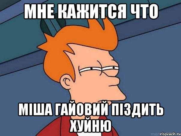 мне кажится что міша гайовий піздить хуйню, Мем  Фрай (мне кажется или)