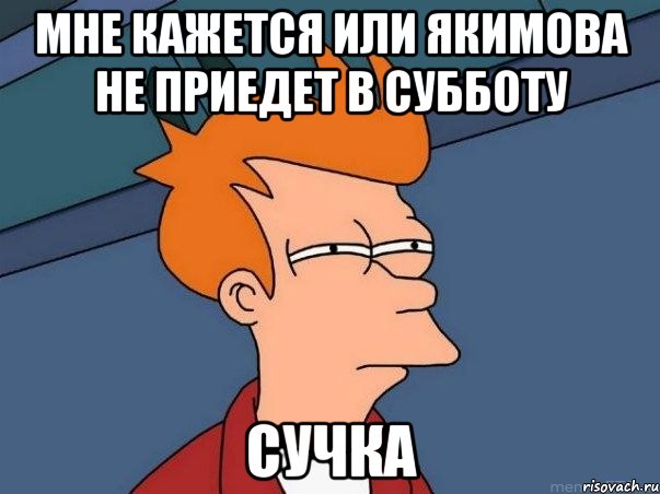 мне кажется или якимова не приедет в субботу сучка, Мем  Фрай (мне кажется или)