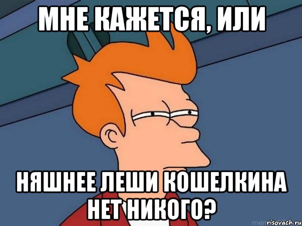 мне кажется, или няшнее Леши кошелкина нет никого?, Мем  Фрай (мне кажется или)