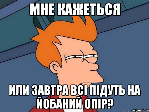 мне кажеться или завтра всі підуть на йобаний опір?, Мем  Фрай (мне кажется или)