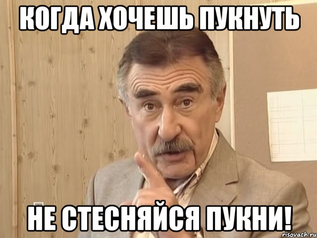 когда хочешь пукнуть не стесняйся пукни!, Мем Каневский (Но это уже совсем другая история)