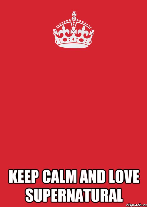  keep calm and love supernatural, Комикс Keep Calm 3