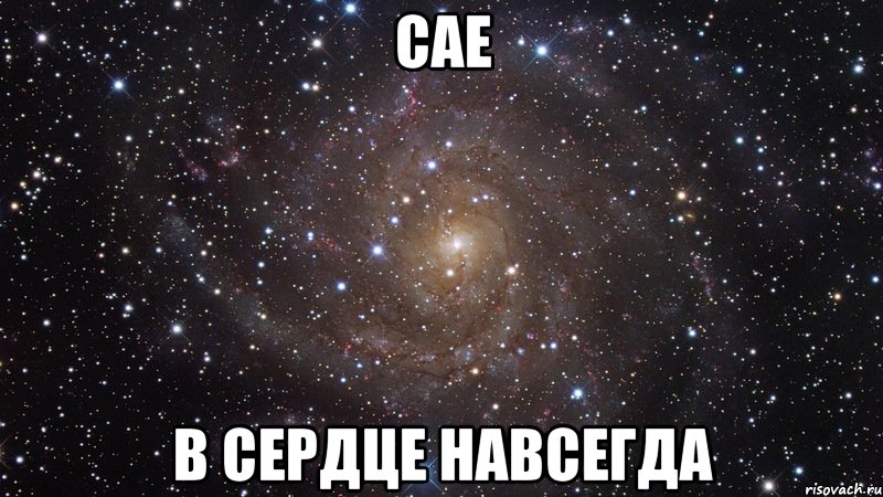 САЕ В сердце навсегда, Мем  Космос (офигенно)