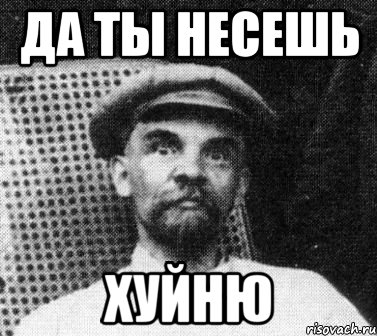 да ты несешь хуйню, Мем   Ленин удивлен