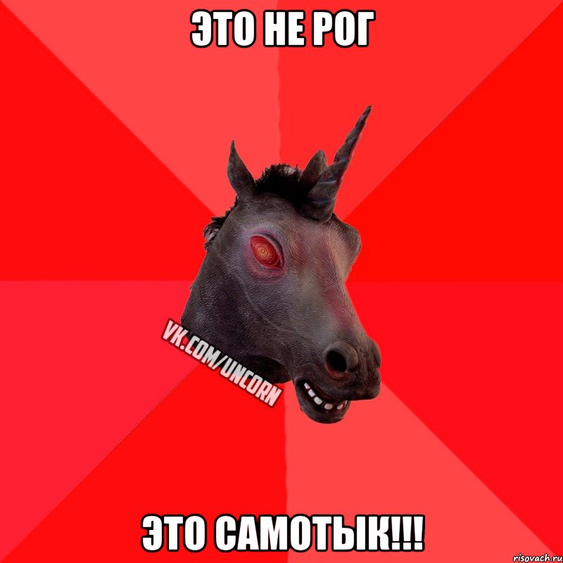 Это не рог ЭТО САМОТЫК!!!