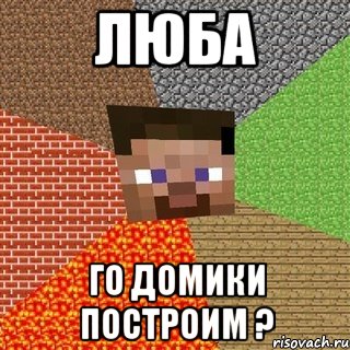 Люба го домики построим ?, Мем Миникрафтер