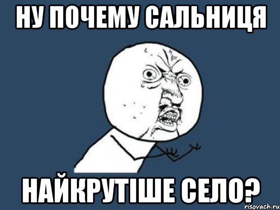 Ну почему Сальниця найкрутіше село?, Мем Ну почему