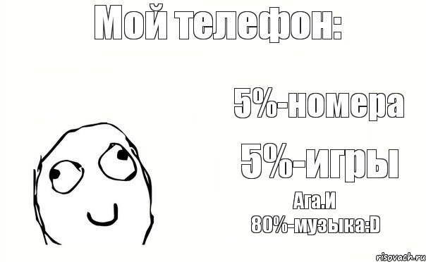 Ага.И 80%-музыка:D, Комикс Мой телефон