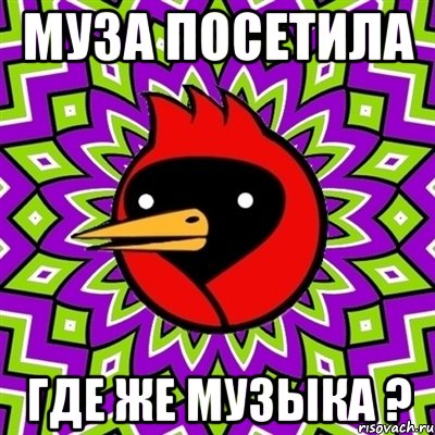 Муза посетила где же музыка ?, Мем Омская птица