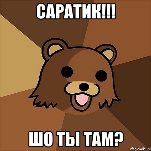 Саратик!!! Шо ты там?, Мем Педобир