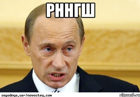 рннгш , Мем  Путин