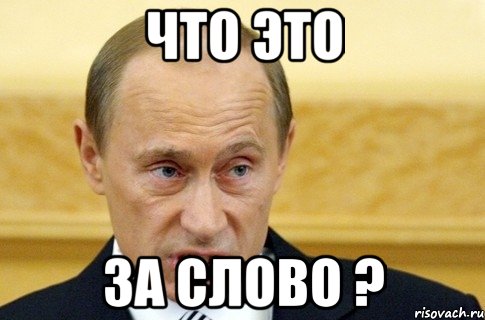 Что это За слово ?, Мем путин