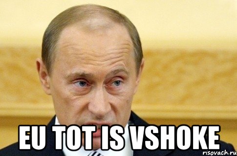  eu tot is vshoke, Мем путин