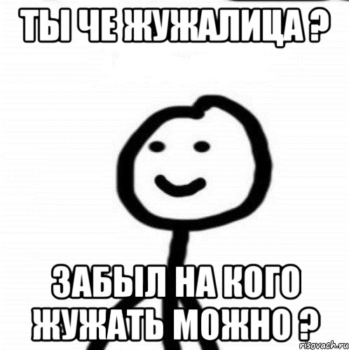 Ты че жужалица ? Забыл на кого жужать можно ?, Мем Теребонька (Диб Хлебушек)